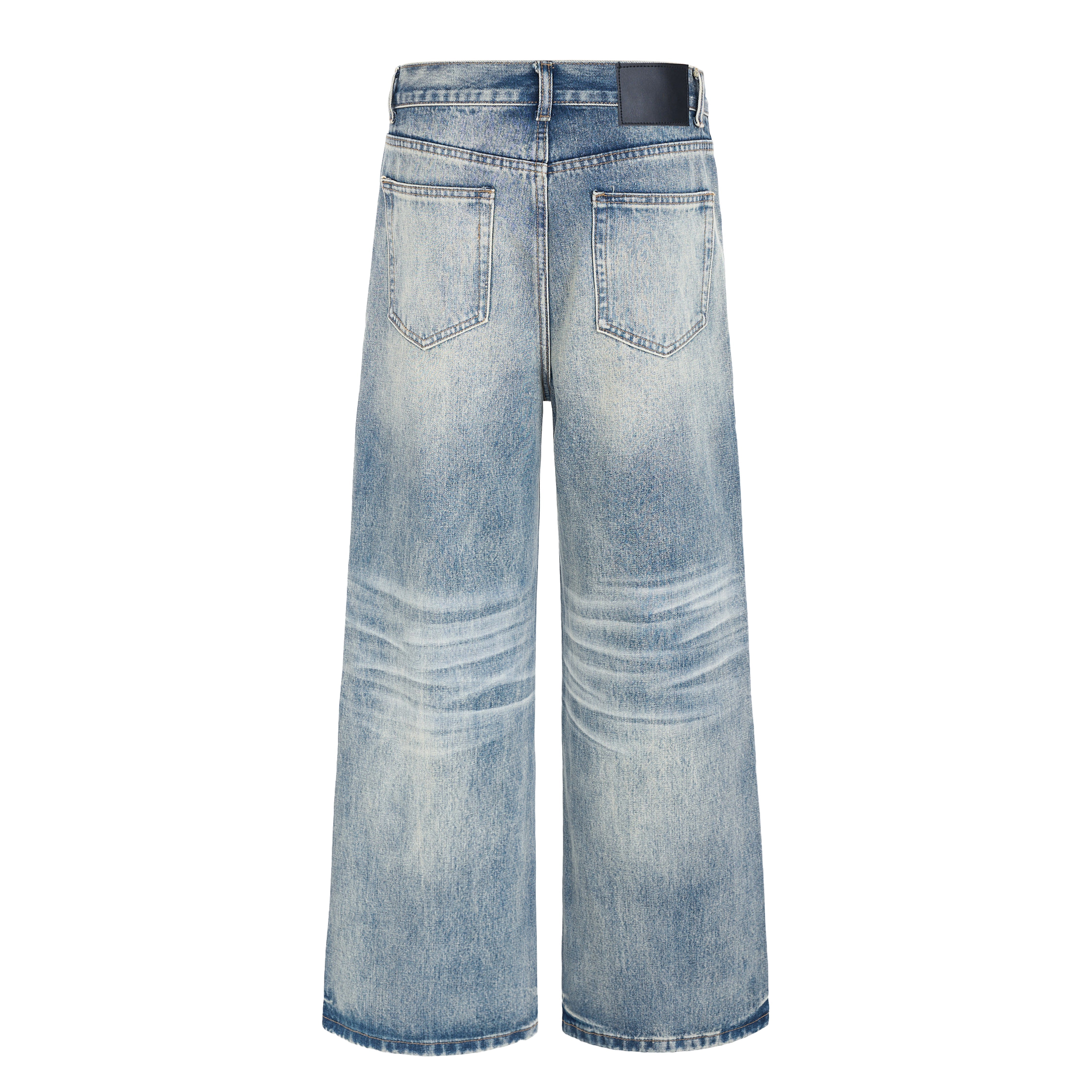 Omirad Vintage Washed Wide-Leg Jeans