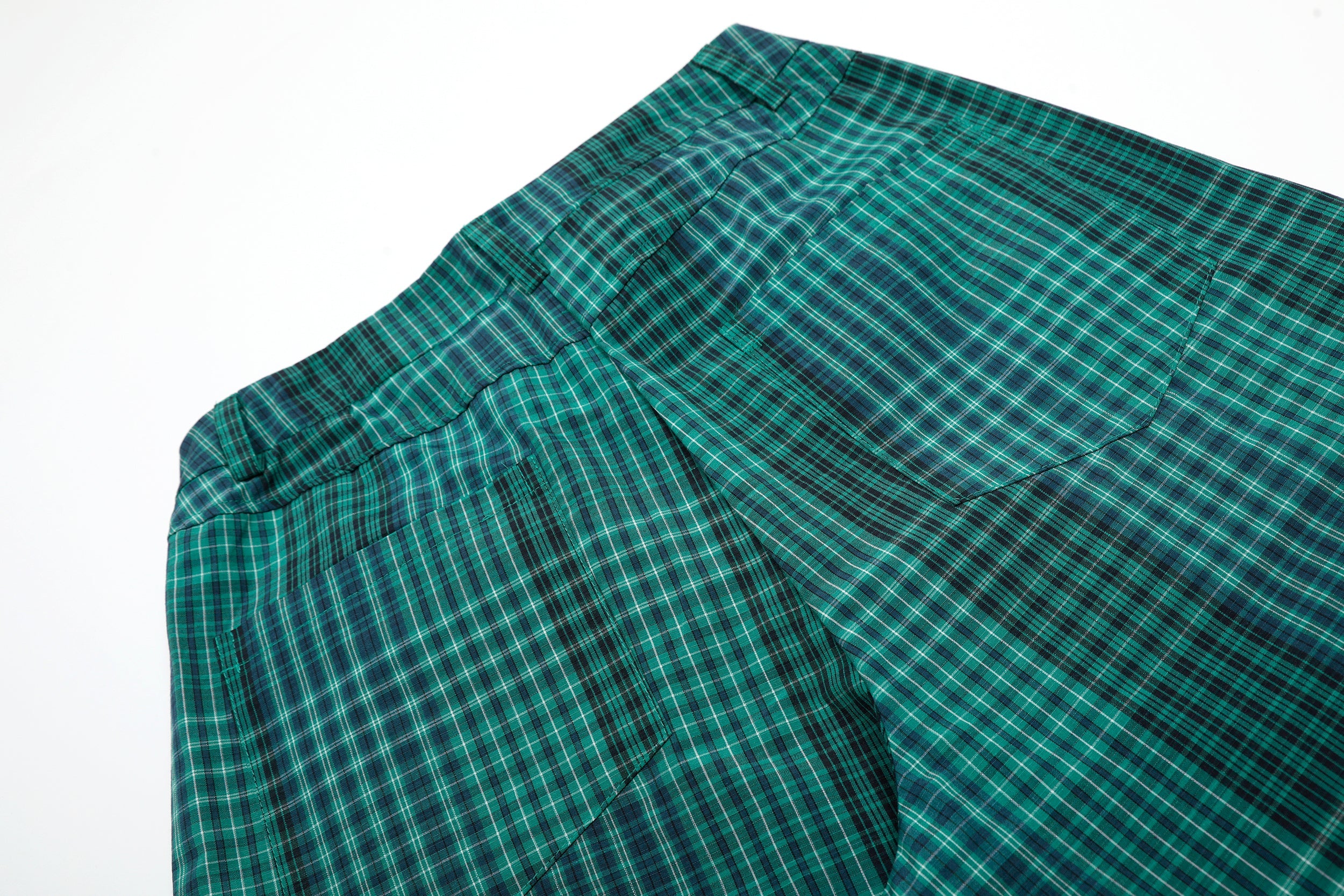 Omirad Checkered Wide-Leg Shorts