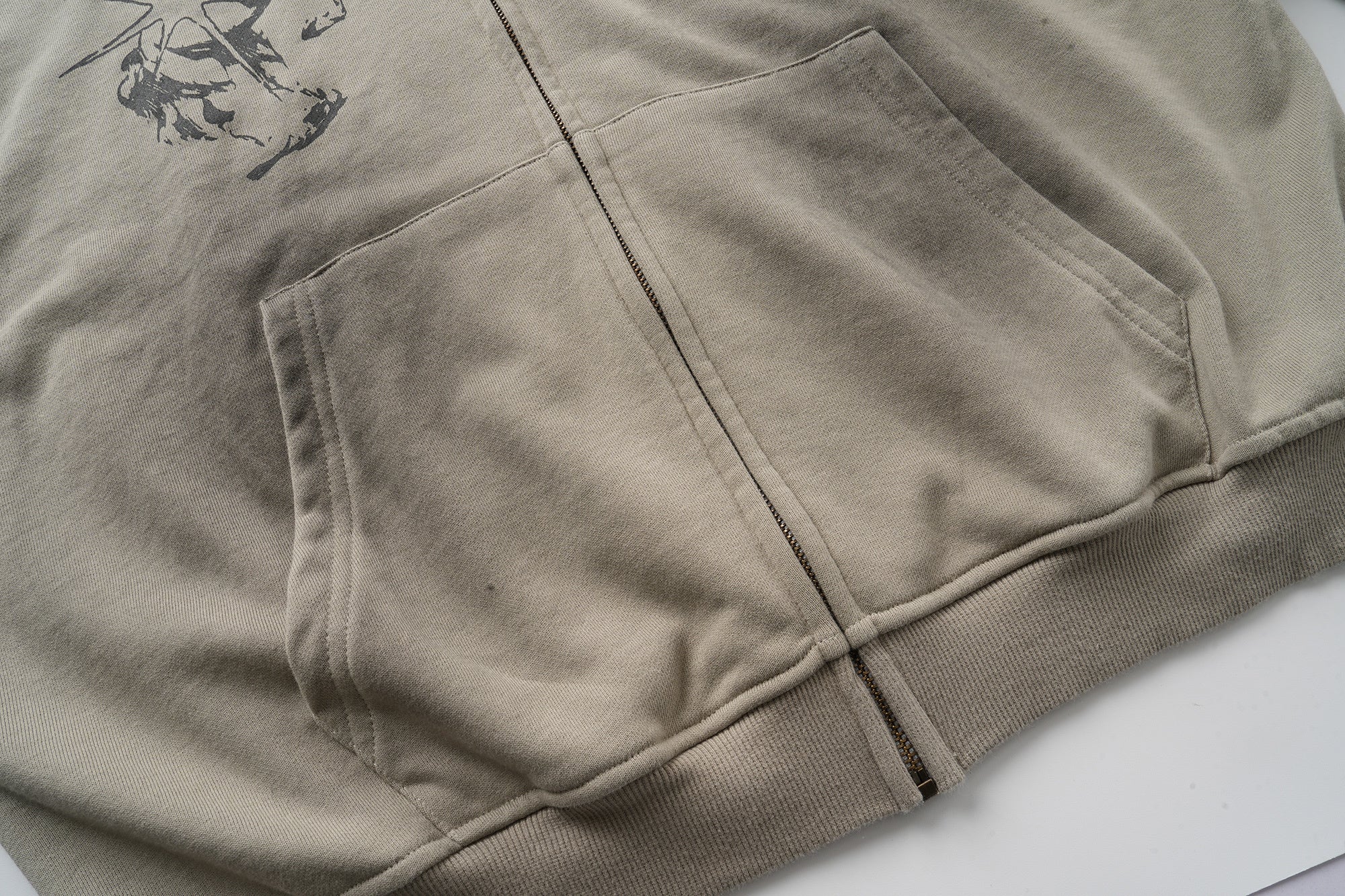 Omirad Graphic Zip-Up Hoodie