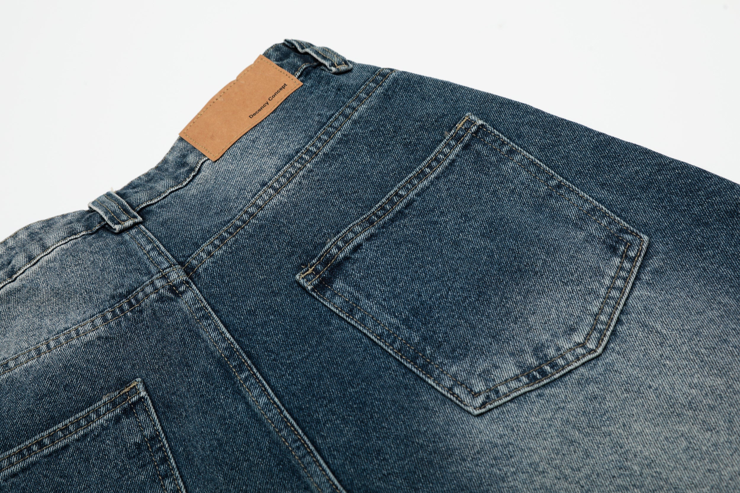 Omirad Studded Denim Shorts