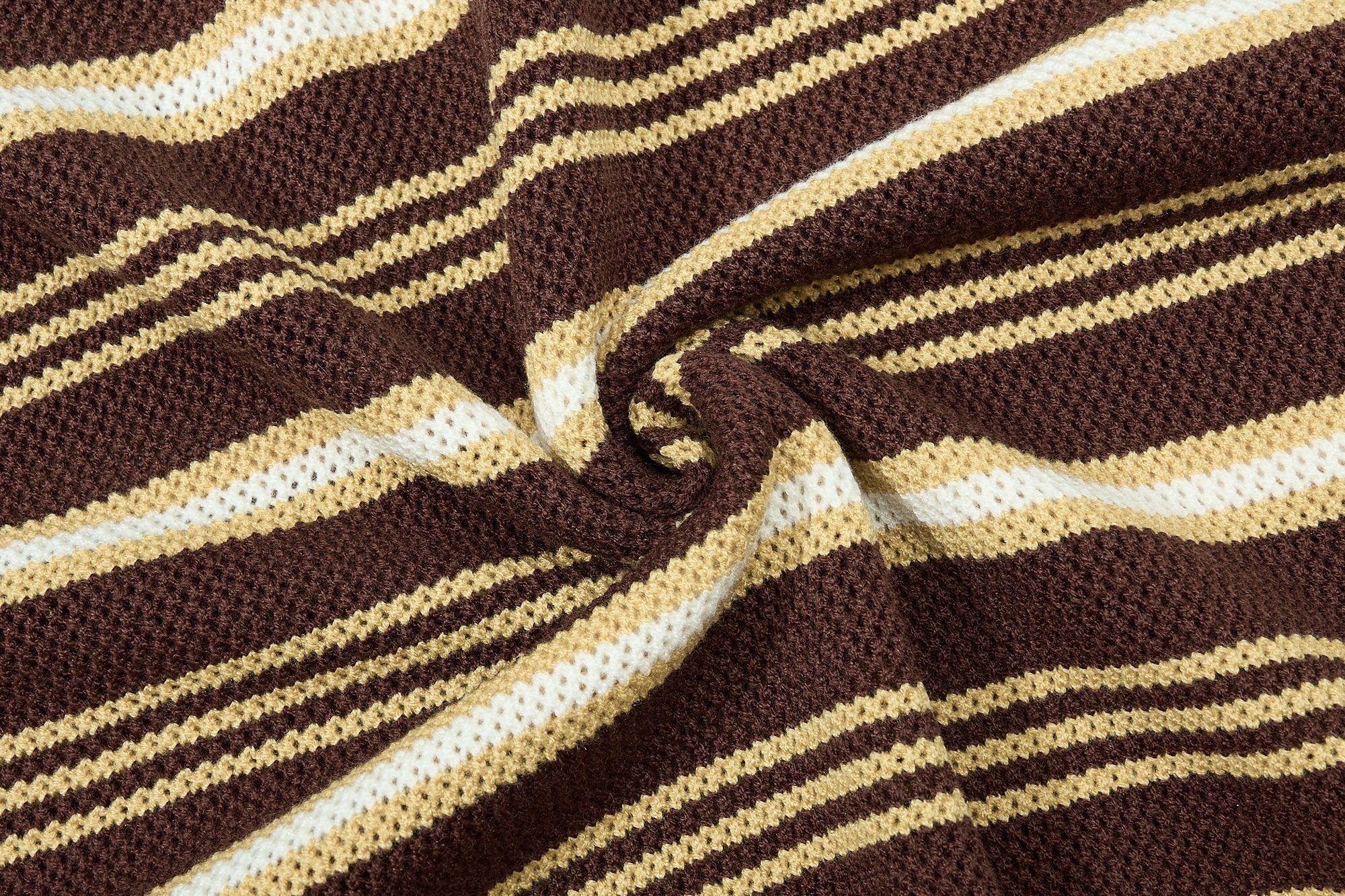 Omirad “Retro Stripe Knit Polo”