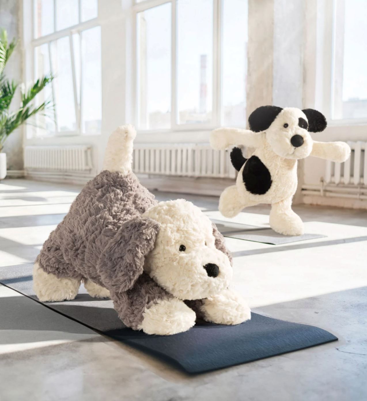 Jellycat Bashful - Original (Medium) | Rufferty Black & Cream Puppy
