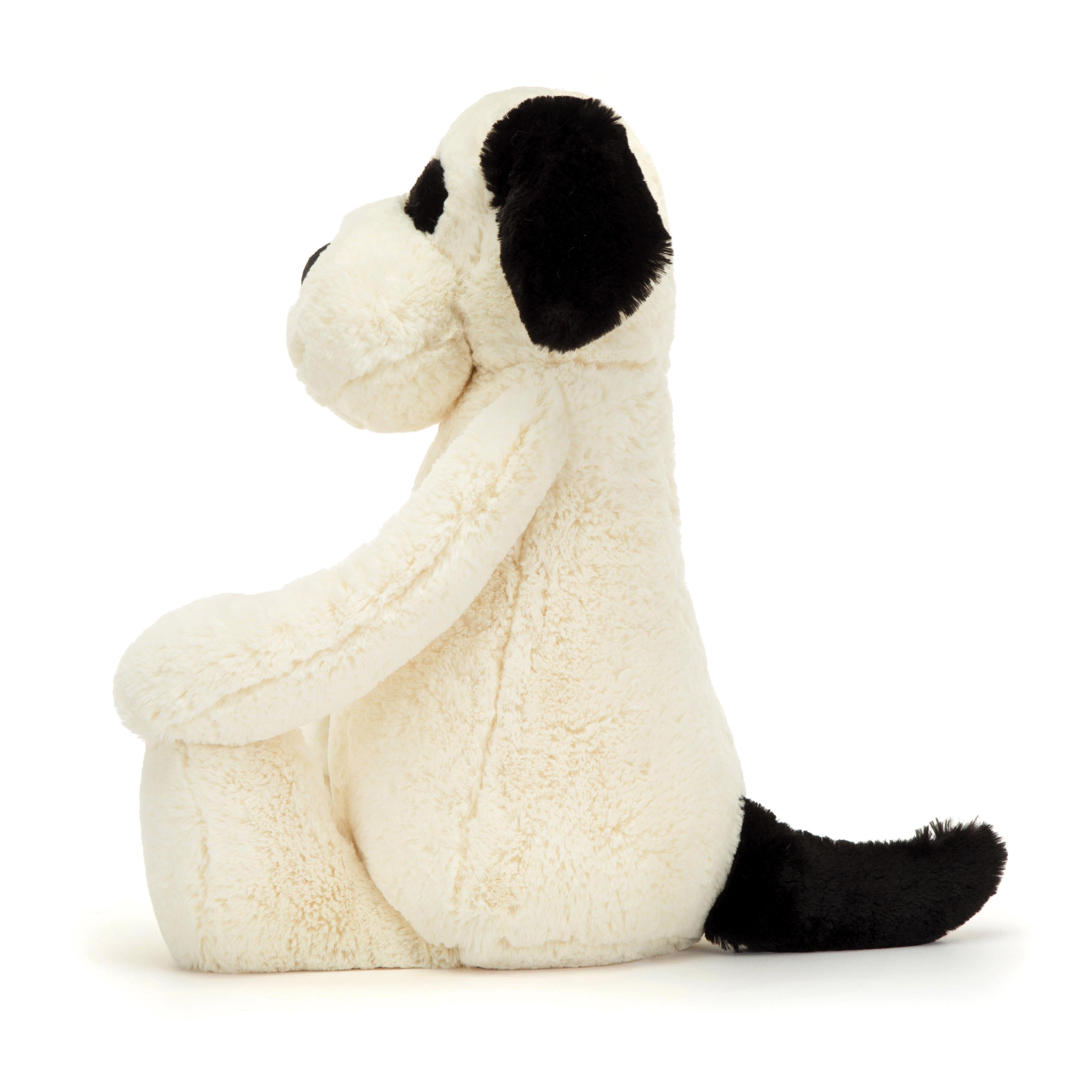 Jellycat Bashful - Really Big | Black & Cream Puppy