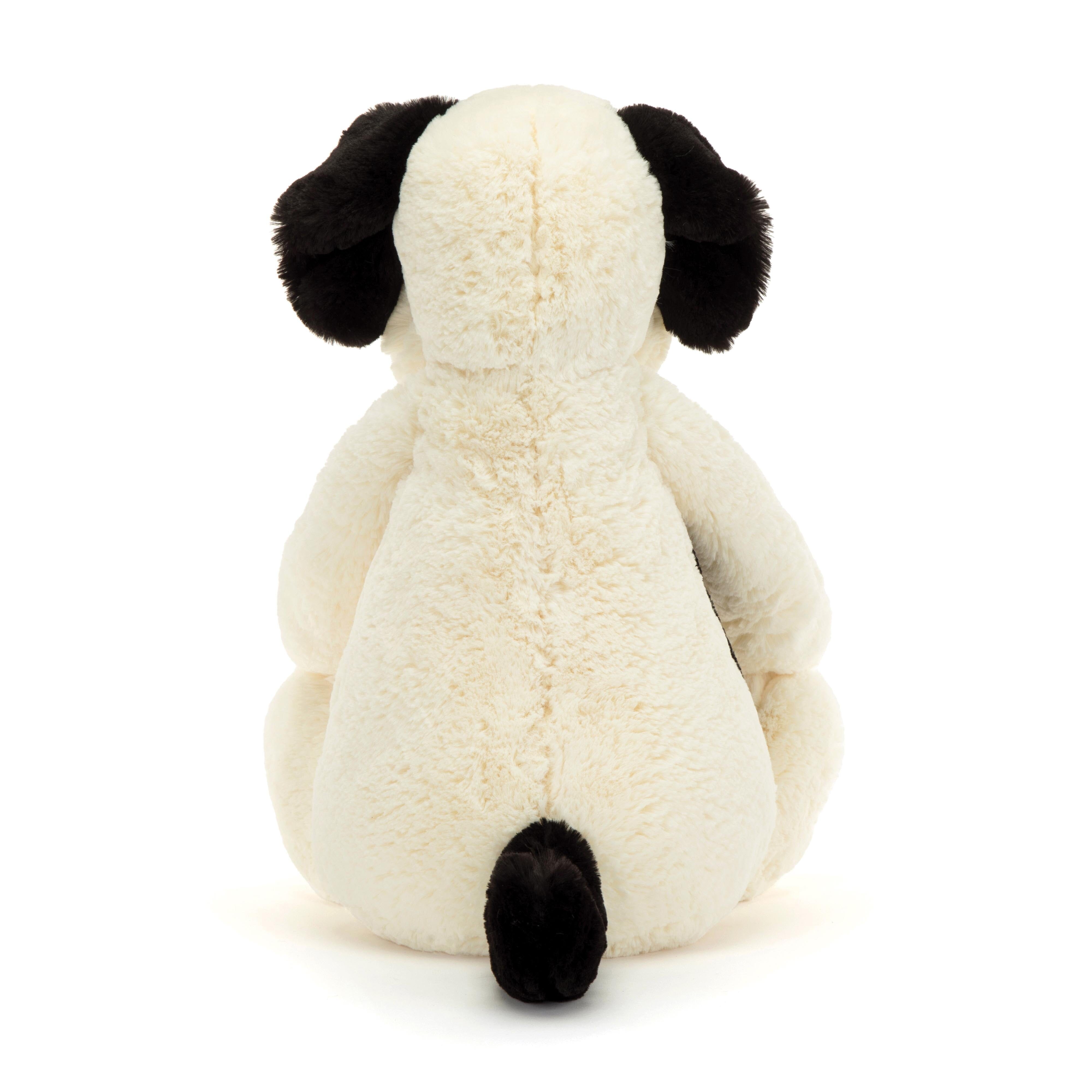 Jellycat Bashful - Really Big | Black & Cream Puppy